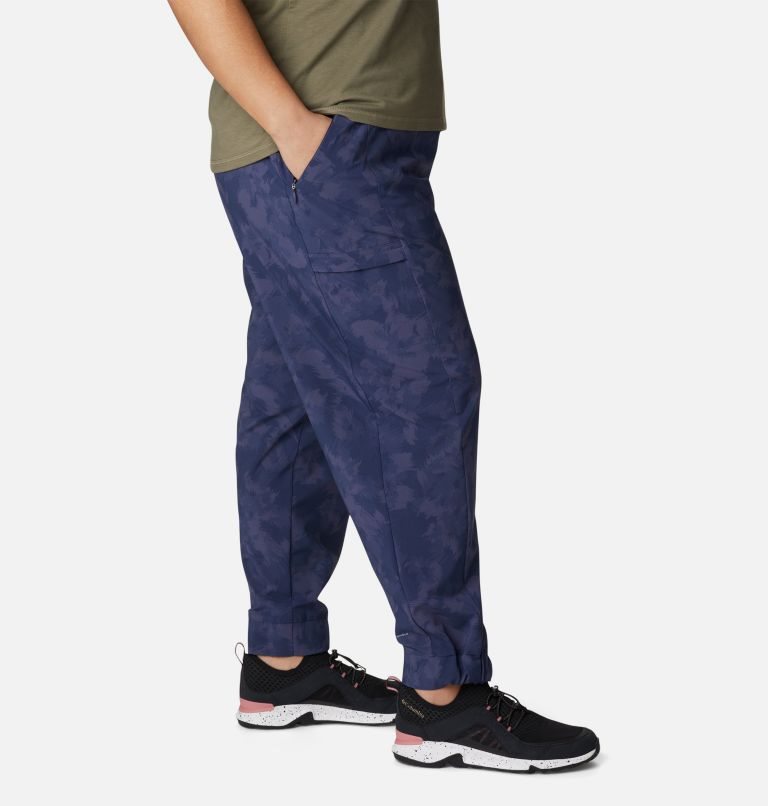 Women's Columbia Pleasant Creek Jogger Navy | Plus Size CA-E6CL3